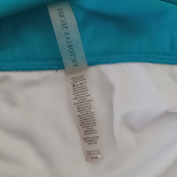 Womans Victoria secret swim bottom bikini medium teal blue - Picture 4 of 6